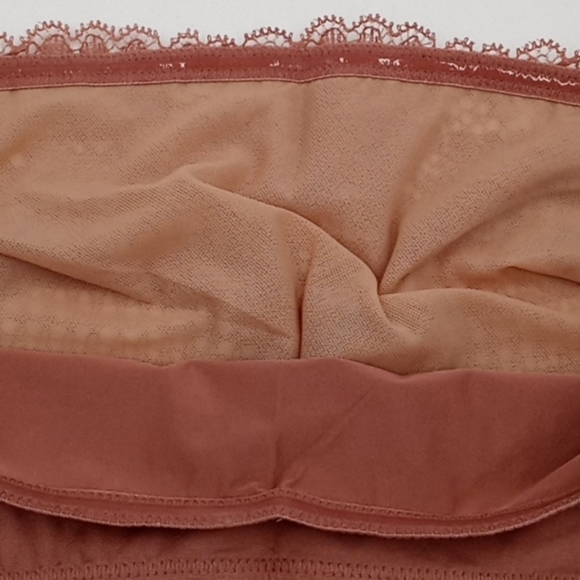 Free People Camila Bandeau Lace Bralette Vintage Rose Pink - Picture 8 of 15